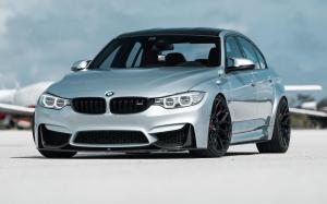 BMW M3 Sedan on Vossen Wheels (S17-01) 2018 года